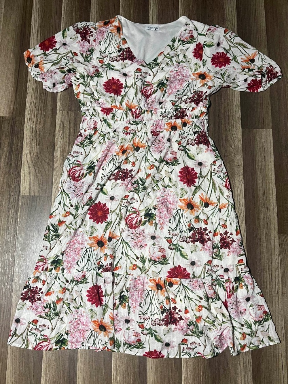 Luxology Floral Dress Size Large